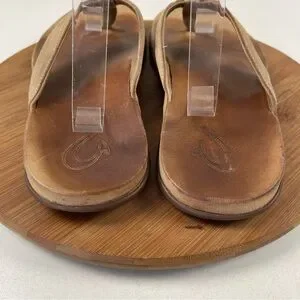 Olukai Pikoi Leather Beach Sandals Olukai Pikoi - Men's Supportive Leather Sandal - Free  main image 4